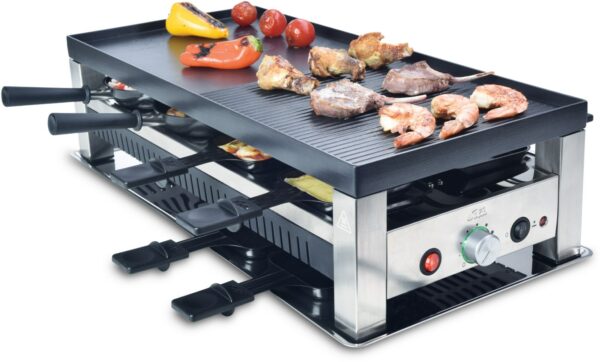 Solis Table Grill 5 in 1 Typ 791 Raclette schwarz/silber