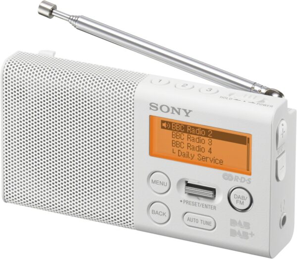 Sony XDR-P1DBPW Taschenradio weiß