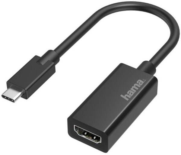 Hama USB-C auf HDMI Adapter Konverter schwarz