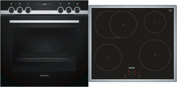 Siemens EQ521IA00 Herdset mit Induktionskochfeld bestehend aus HE517ABS1 + EI645CFB1E edelstahl + edelstahl