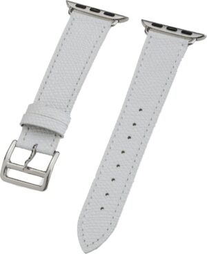 Peter Jäckel Watch Band Leder für Apple Watch (40mm/38mm) weiß