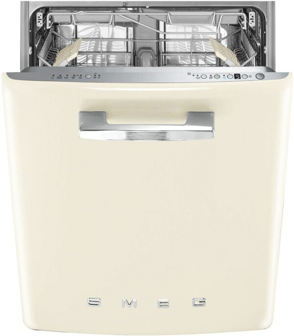 Smeg STFABCR3 Integrierbarer 60 cm Geschirrspüler creme / B