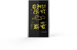 Technoline WS 9060 Wetterstation inkl. Außensender TX205D-TH schwarz