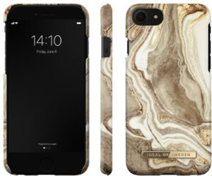 iDeal of Sweden Fashion Case für iPhone 6/6s/7/8/SE golden sand marble