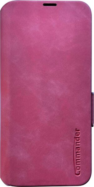 Commander Book Case Elite für iPhone 15 Fuchsia Red