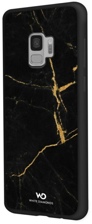 White Diamonds Cover Tough Marble für Galaxy S9 gold