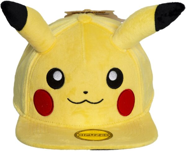 DIFUZED Pokemon Snapback Cap Pikatchu mit Ohren