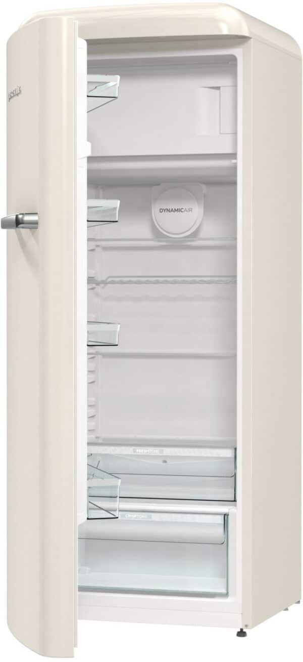 Gorenje ORB615DC-L Standkühlschrank mit Gefrierfach creme / D