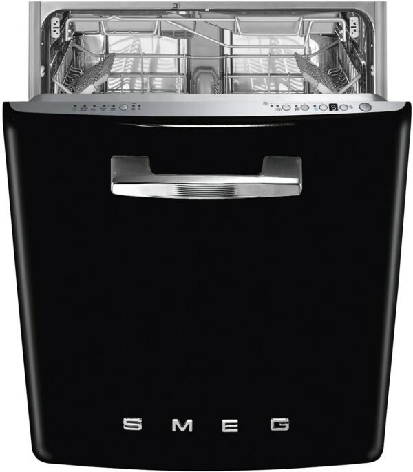 Smeg STFABBL3 Integrierbarer 60 cm Geschirrspüler schwarz / B