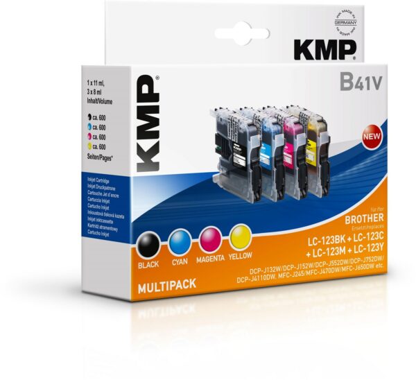 KMP B41V Multipack Tinten-Multipack 4-farbig