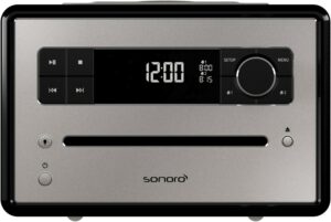 Sonoro Qubo Uhrenradio mit CD schwarz