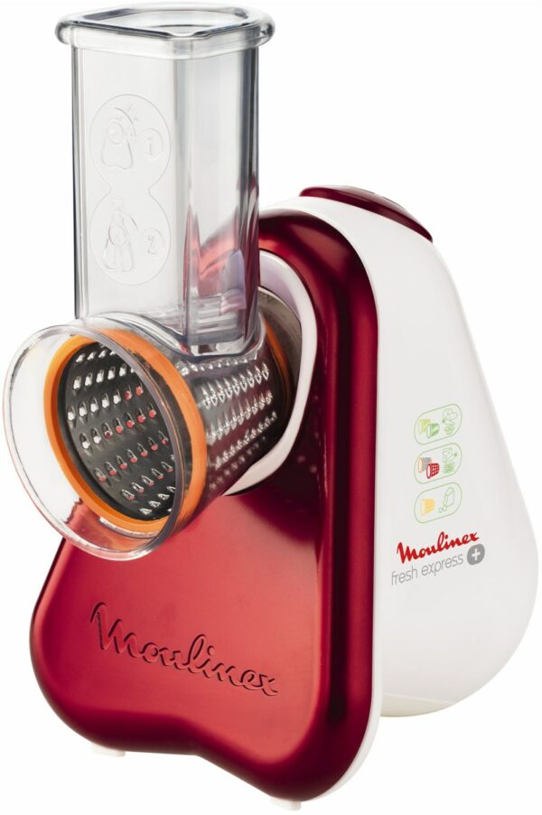 Moulinex DJ 756 G Schnitzelwerk metallic-rot/weiß