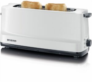 Severin AT 2232 Langschlitz-Toaster weiß/grau