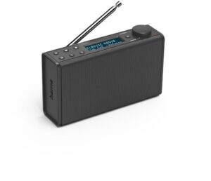 Hama DR7USB Kofferradio schwarz