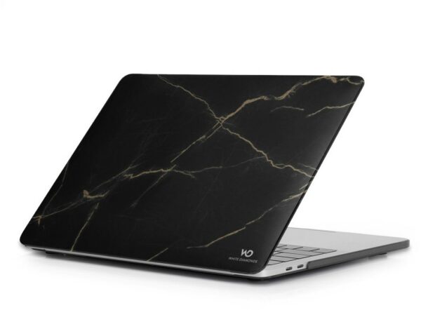 White Diamonds Cover Protective Marble für Macbook Pro 15" marble black