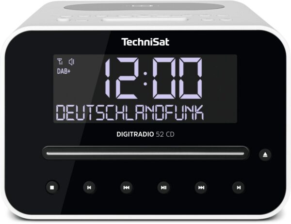 Technisat DigitRadio 52 CD Uhrenradio mit CD weiß