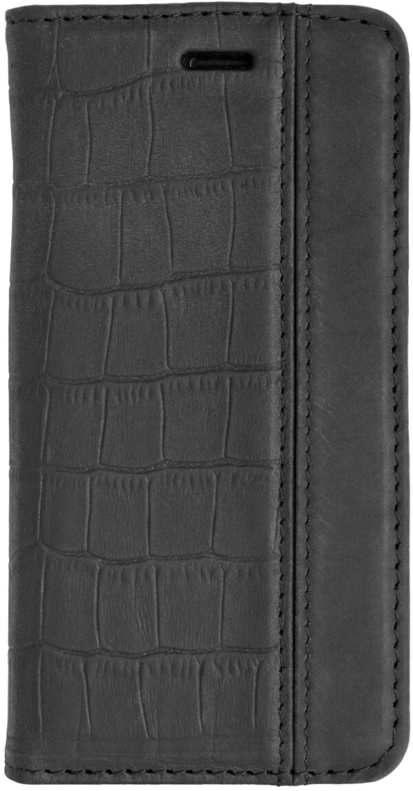 Scutes Deluxe Luca Schutz-/Design-Cover croco antik schwarz für iPhone 6S