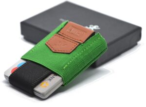 makakaontherun Zugband Slim Wallet grün