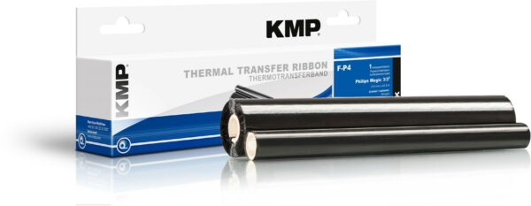 KMP F-P4 mit Chip Thermotransfer-Rolle schwarz