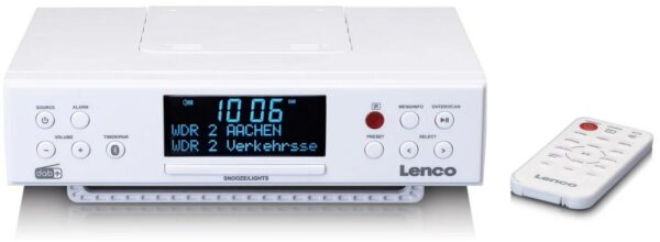 Lenco KCR-190WH Küchenradio weiss