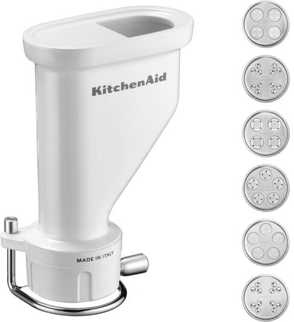 KitchenAid 5KSMPEXTA Short-Pasta-Vorsatz mit 6 Einsätzen