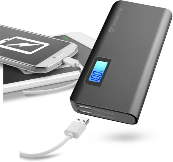 Cellular Line FREEP 10000 K PowerBank 10000 mAh schwarz