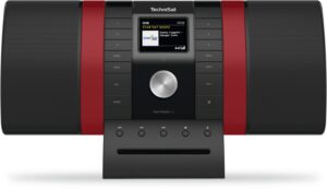 Technisat MultyRadio 4.0 Hifi-System schwarz/rot