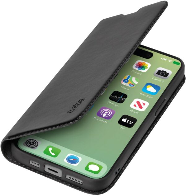 sbs Wallet Lite Bookcase für iPhone 15 Pro Max schwarz