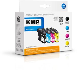 KMP B60V Tinten-Multipack ersetzt LC-123VALBPDR 4-farbig