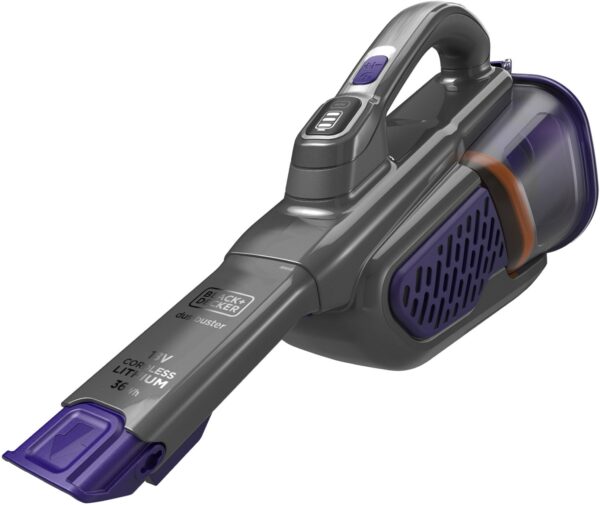 Black & Decker BHHV520BFP Dustbuster Akku-Sauger titanium/silber/violett