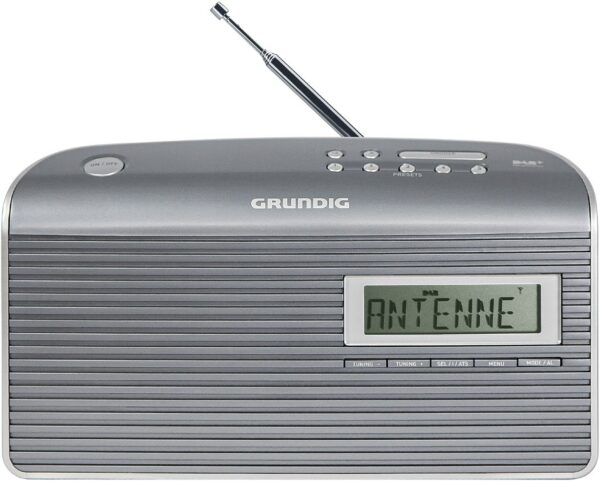 Grundig Music GS 7000 DAB+ Kofferradio grau/silber