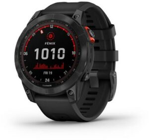 Garmin fenix 7 Solar Sportuhr schwarz/schiefergrau