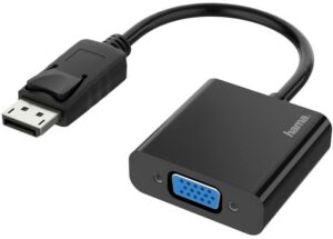 Hama Video-Adapter DisplayPort-Stecker>VGA-Buchse schwarz