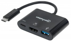 Manhattan USB 3.1 Type-C > HDMI Docking Konverter schwarz