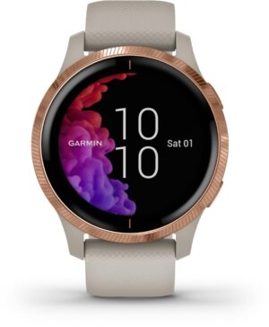 Garmin Venu Smartwatch beige/roségold