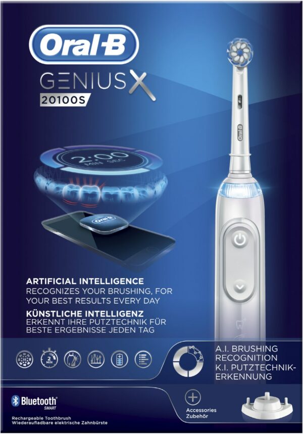 Oral-B Genius X 20100S Elektrische Zahnbürste weiß