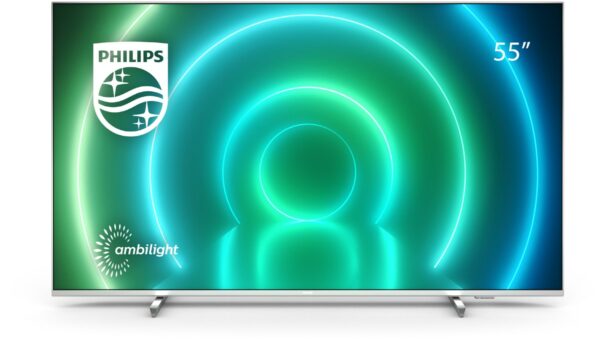 Philips 55PUS7956/12 139 cm (55") LCD-TV mit LED-Technik hellsilber / G