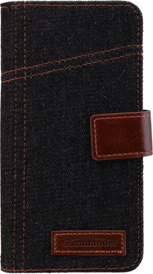 Commander Book Case Elite Jeans Handy-Klapptasche