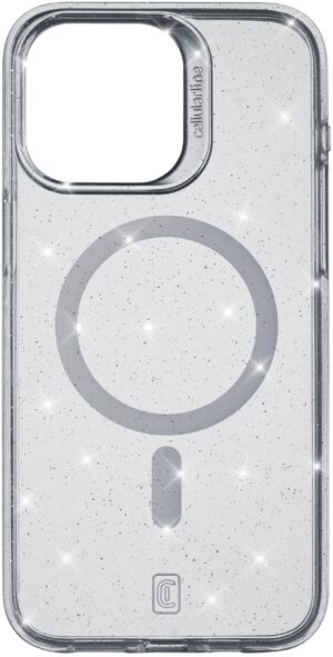 Cellular Line Sparkle Mag Cover für iPhone 15 Pro transparent