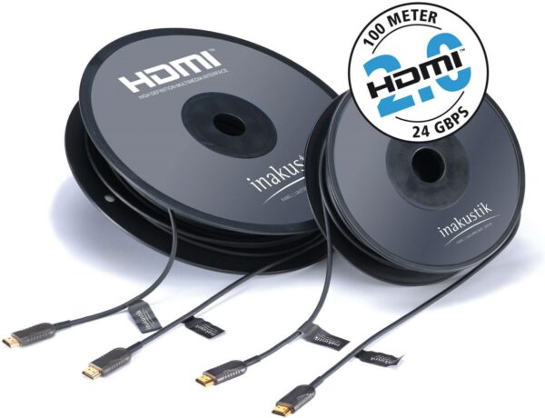 in-akustik Profi HDMI2.0 LWL Kabel (10m) HDMI-Kabel