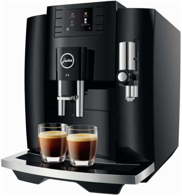 Jura E8 Kaffee-Vollautomat Piano Black (EB)