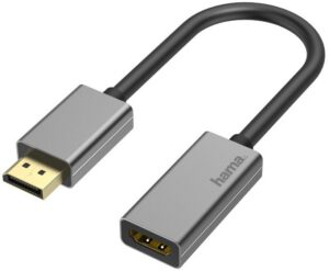 Hama Video-Adapter DisplayPort-Stecker>HDMI-Buchse schwarz