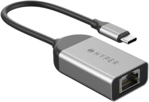 HYPER HyperDrive USB Type-C > LAN Adapter silber