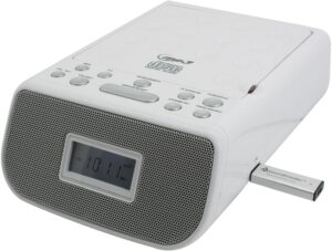 Soundmaster URD 860 WE Uhrenradio mit CD weiß