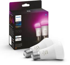 Hue Hue W&C Amb. 9W A60 E27 2er P LED-Leuchtmittel / F