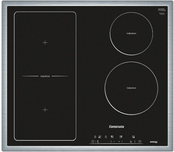 Constructa CA 725353 Induktionskochfeld edelstahl