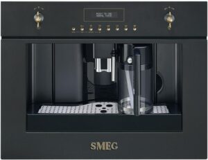 Smeg CMS8451A Einbau-Kaffee-Vollautomat anthrazit Nostalgie