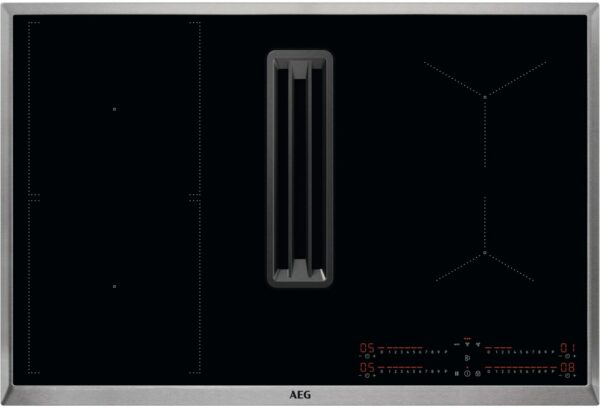 AEG COLI84FHXB Autark-Induktionsfeld mit Dunstabzug edelstahl / A+