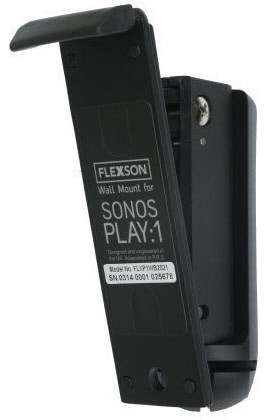 Flexson Sonos PLAY 1 Wand- und Deckenhalter schwarz