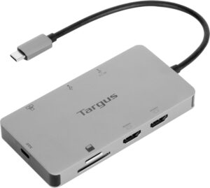 Targus USB Type-C Dual HDMI Dockingstation silber